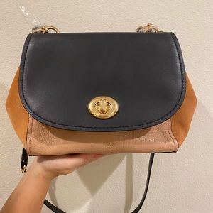 Coach Faye Carryall Leather Satchel Purse